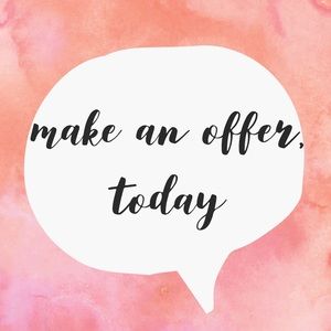 Reasonable offers accepted